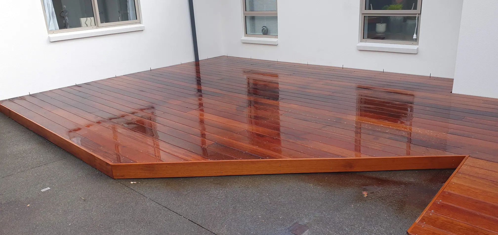 Large Kwila deck project